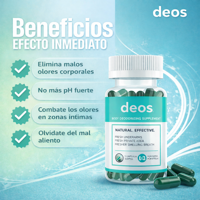 DEOS® - DESODORANTE INTERNO EN CÁPSULAS