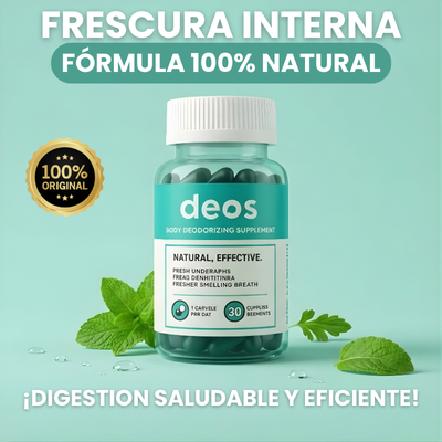 DEOS® - DESODORANTE INTERNO EN CÁPSULAS
